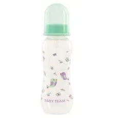 Пляшечка для годування Baby Team з силіконовою соскою 250 мл м'ятна (1121_мятный)