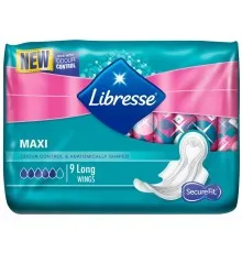 Гигиенические прокладки Libresse Maxi Long Soft 9 шт (7322540591927)