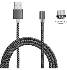 Дата кабель USB 2.0 AM to Micro 5P 1.2m Magneto grey XoKo (SC-355m MGNT-GR)