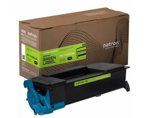 Тонер-картридж Patron KYOCERA TK-3160 GREEN Label (PN-TK3160GL)