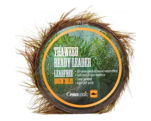 Поводковый материал Prologic ThaWeed Ready Leader 100cm 40lb NL (4шт/уп) (1846.05.86)