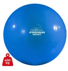 Мяч для фитнеса PowerPlay 4000 Premium 65см Blue + насос (PP_4000_65cm_Blue)