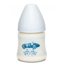 Пляшечка для годування Suavinex Memories Історії малюків 150 мл, соска повільний потік блаки (307109)
