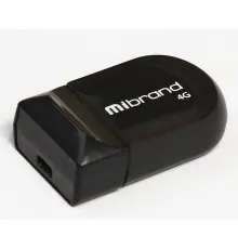 USB флеш накопичувач Mibrand 4GB Scorpio Black USB 2.0 (MI2.0/SC4M3B)