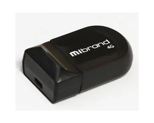 USB флеш накопичувач Mibrand 4GB Scorpio Black USB 2.0 (MI2.0/SC4M3B)