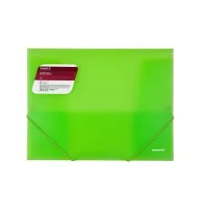 Папка на резинках Axent A4 600 мкм Transparent green (1501-26-A)