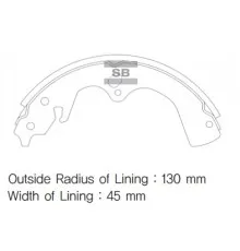 Тормозные колодки HI-Q SA018