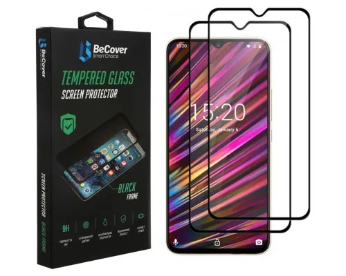 Стекло защитное BeCover Doogee X95 Black (707358)