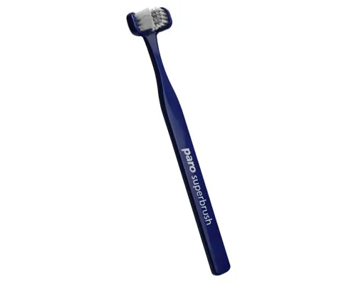 Зубна щітка Paro Swiss Superbrush тристороння синя (7610458007242-dark-blue)
