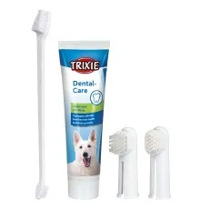 Зубна паста для тварин Trixie з щіткою для собак (4011905025612)