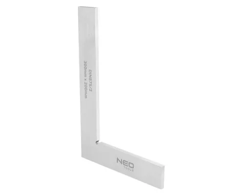 Угольник Neo Tools прецизионный, DIN875/2, 300x200 мм (72-025)