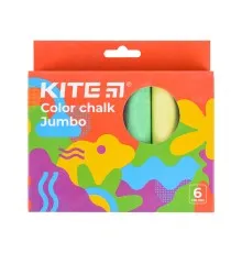 Крейда Kite кольорова Jumbo Fantasy, 6 кольорів (K22-073-2)