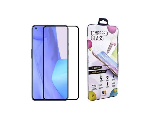 Скло захисне Drobak OnePlus 9R Black Frame A+ (474794)