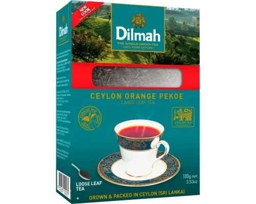 Чай Dilmah Черный Великолистовый 100 г (9312631122275)