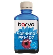 Чорнило Barva Canon PFI-102/107 180ml C (C107-885)