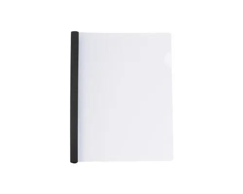 Папка-скоросшиватель Economix А4 с планкой-зажимом 15 мм (2-95 листов), черная (E31211-01)