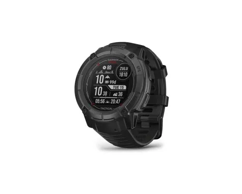 Смарт-часы Garmin Instinct 2X, Solar, Tactical Edition, Black, GPS (010-02805-03)