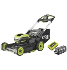 Газонокосарка Ryobi RY36LMXSP53A-160 самохідна, 36В MAX POWER, 1х6Аг, дека 53см, 70л (5133005802)