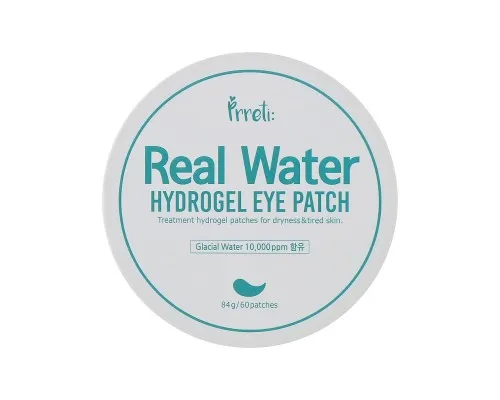 Патчі під очі Prreti Real Water Hydrogel Eye Patch Гідрогелеві Зволожувальні 60 шт. (8809738321959)