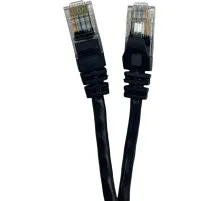 Патч-корд 0.25м UTP cat.5e, CU, 24AWG, black GEAR (GPC-UTPCURJ45-0.25B)