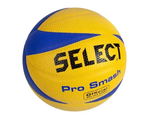 Мяч волейбольный Select Pro Smash Volley New жовто-синій 5 214450-219 (5703543040292)