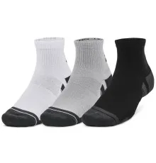 Шкарпетки Under Armour 1379510-011 Performance Tech 3 пари Qtr сірий LG (196884003012)