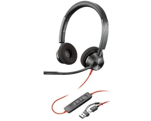 Навушники Poly Blackwire 3320-M USB-A/C (8X220AA)