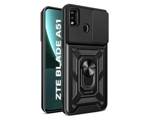 Чохол до мобільного телефона BeCover Military ZTE Blade A51 Black (710698)