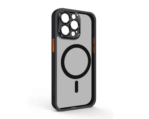 Чохол до мобільного телефона Armorstandart Unit MagSafe SE Apple iPhone 15 Pro Max Black Orange (ARM75363)
