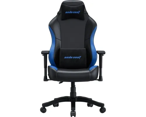 Кресло игровое Anda Seat Luna Color PVC Size L Black/Blue (AD18-48-BS-PV)