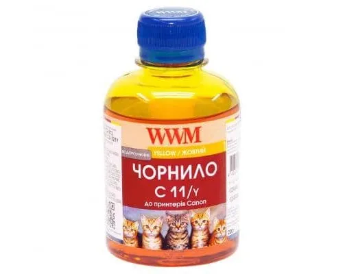 Чорнило WWM CANON CL441/511/513/CLI521/426 Yellow (C11/Y)