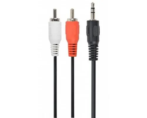 Кабель мультимедійний Jack 3.5mm папа/2RCA папа Cablexpert (CCA-458-5M)