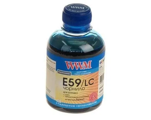 Чорнило WWM EPSON StPro 7890/9890 200г Light Cyan (E59/LC)