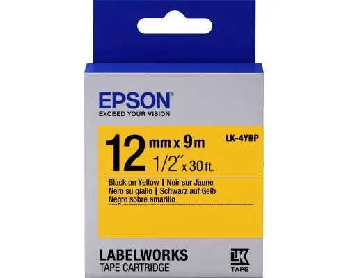 Лента для принтера этикеток Epson LK4YBP (C53S654008)