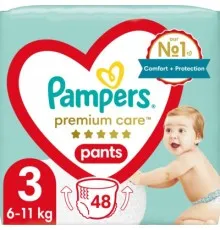 Підгузки Pampers Premium Care Pants Midi Розмір 3 (6-11 кг) 48 шт (8001090759795)