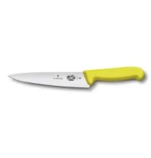 Кухонный нож Victorinox Fibrox разделочный 19 см, желтый (5.2008.19)