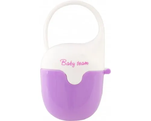 Контейнер для пустушок Baby Team Фіолетово-білий (3301_фіолетово-білий)