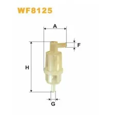 Фільтр паливний Wixfiltron WF8125