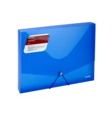 Папка на резинках Axent A4 800 мкм Transparent blue (1502-22-A)