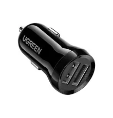 Зарядний пристрій Ugreen ED018 24W 2xUSB Car Charger (Black) (50875)