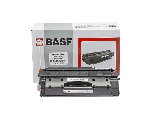 Картридж BASF HP LJ 1160/1320/P2015/P2014/M2727, Q5949Х/Q7553X Black (KT-Q5949X)