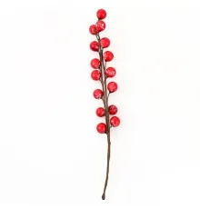 Декоративная ветвь YES! Fun с красными ягодами, 26 см (973524)