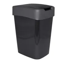 Контейнер для мусора Алеана Евро гранит/серый 25 л (4823052321574)