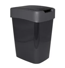 Контейнер для мусора Алеана Евро гранит/серый 25 л (4823052321574)