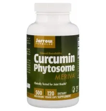 Трави Jarrow Formulas Фітосоми куркумін 500 мг, Curcumin Phytosome Meriva, 120 гел (JRW-14093)