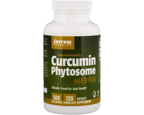 Трави Jarrow Formulas Фітосоми куркумін 500 мг, Curcumin Phytosome Meriva, 120 гел (JRW-14093)