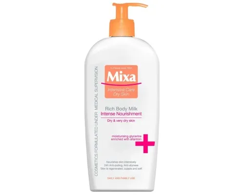 Молочко для тіла Mixa Intense Nourishment для сухої шкіри 400 мл (3600550932775)