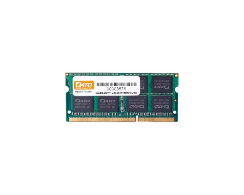 Модуль памяті для ноутбука SoDIMM DDR3 4GB 1600 MHz Dato (DT4G3DSDLD16)