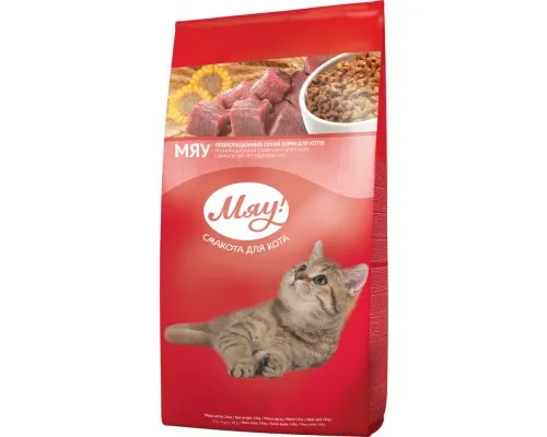 Сухой корм для кошек Мяу! с индейкой и садовой травой 14 кг (4820215362610)