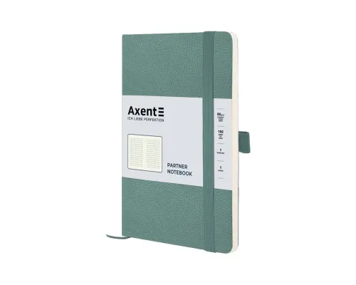Блокнот Axent Partner Soft Skin 125x195 мм 96 аркушів у клітинка Сіро-блак (8616-48-A)